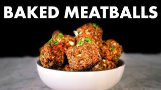The Best Oven-Baked Meatballs Recipe