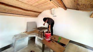 Episode 66 Renovating an Old House recently Im doing the ceiling and wall paneling in the kitchen