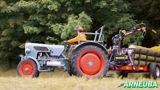 Eicher Oldtimer mit Rückewagen FTG Källefall FB25D  Arneuba Landtechnik