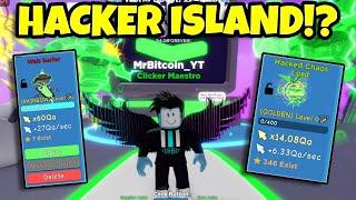 Hacker Island Update in Clicker Simulator Roblox