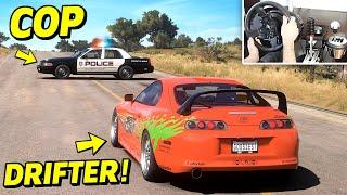 Drift Cars vs COPS - Forza Horizon 5