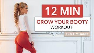 12 MIN GROW YOUR BOOTY - not your thighs  Booty Activation no squats knee friendly I Pamela Reif