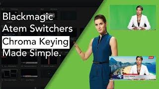 Simple & fast Procedure for Chroma keying in Blackmagic Atem switchers 