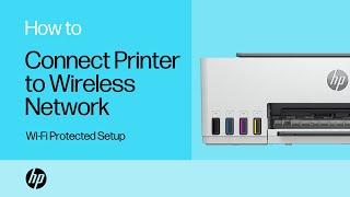 How to connect an HP printer to a wireless network using Wi-Fi Protected Setup  HP Support