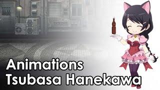 Tsubasa Hanekawa - Battle Animations