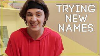 Trying on new non binary names