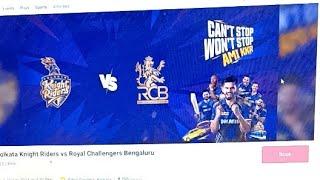 KKR vs RCB Tickets book nowLive Bookmyshow