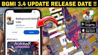 Bgmi 3.4 Update Release Date  Bgmi New 3.4 Update Kab Aayega  Bgmi New Update