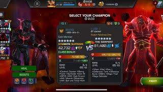 AW Season 48. Symbiote Supreme vs Serpent on Node 46 Aspect of Evolution #magicthief #mcoc