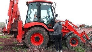 The Tractor Excavator broken down Ride on POWER WHEEL Plane Help  Excavator for kids