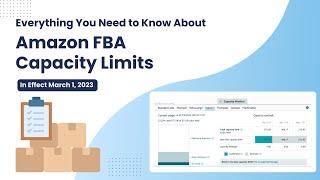 FBA Capacity Limits How to Use The FBA Capacity Manager