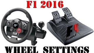 F1 2016 Logitech Driving Force GT  Wheel settings