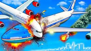Airplane CRASHES into Air Force One in GTA 5