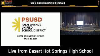 PSUSD Public Board Meeting