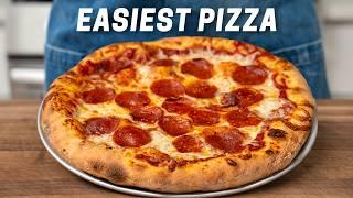 The Easiest Actually Good Pizza Dough - No Mixer