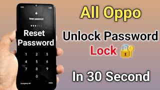 All Oppo any lockscreen unlock without Reset mobile How to unlock forgot password on Android Mobile