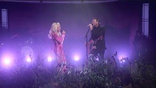 Gwen Stefani and Blake Shelton - Purple Irises Jimmy Kimmel Live