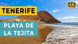 TENERIFE Playa de La Tejita - Nude Beach Walk 4K Ultra HD