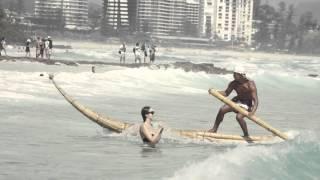 El Caballito de Totora en el WSL QuiksilverRoxy Pro Gold Coast