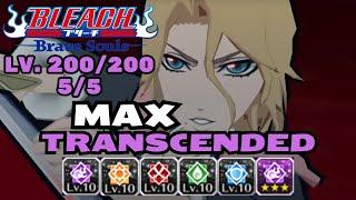 MAX TRANSCENDED T20 TYBW RANGIKU SHOWCASE Bleach Brave Souls