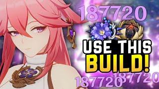 NEW YAE IS BROKEN Updated Yae Miko Guide for 3.2 Best Artifacts Weapons and Playstyles