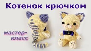 Amigurumi kitten. Master-class. with English subtitles