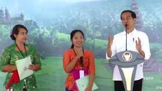 Mahasiswi Bali Sebut Ikan Putri Duyung dan Kuda Nil Bikin Jokowi Tertawa Tapi Tetap Dapat Sepeda