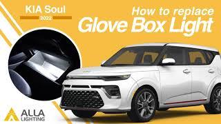 Replace  Change Kia Soul Glove Box Lights  6418 LED Bulbs Install
