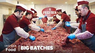 How 1.5 Tonnes Of Döner Kebab Is Made Every Day At This Legendary Kebab Shop In Turkey  Big Batches