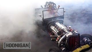 HOONIGAN DT 059 Fastest Rat Rod in Long Beach 1927 Twin Turbo LS T-Bucket wNitrous 