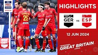 FIH Hockey Pro League 202324 Highlights - Germany vs Spain M  Match 2