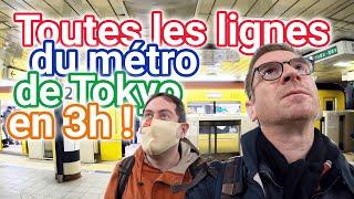 Challenge métro de Tokyo au Japon  13 lignes 15 stations en 3 heures