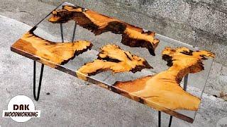 Epoxy Resin Table Art  Wood Projects  DAK Woodworking