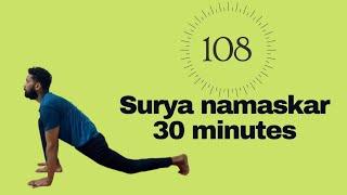 108 Surya Namaskar  Sun Salutations  Daily Routine For 7 Day 100% Loss 2-3 inches