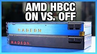 AMD Vega 56 HBCC Gaming Benchmarks On vs. Off