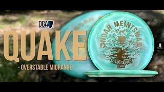 DGA Quake Revisit  Overstable Midrange Disc Review