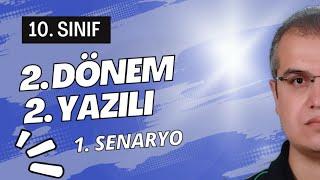 10. Sınıf Kimya Yazılı Senaryo-1 2. Dönem 2. Yazılı 2024