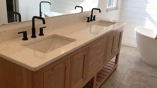 Install Great Looking Delta 2 Handle Bathroom Faucets in Bathroom Remodel