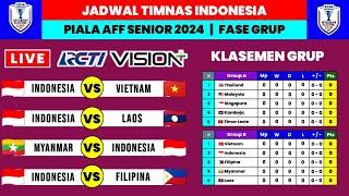 RESMI Jadwal Piala AFF Senior 2024 - Indonesia vs Vietnam - Piala AFF Senior 2024  Live RCTI