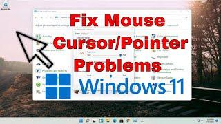 How to Fix Cursor Problem Windows 11 - Cursor Freezes Cursor Hangs Cursor Disappears Cursor Jumps