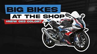 BIG BIKES AT SECOND SKIN INDUSTRIES AND C63 NEW COLOR REVEAL  VLOG