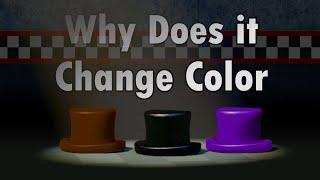 Why Does Golden Freddys Hat Change Color? - FNAF Theory