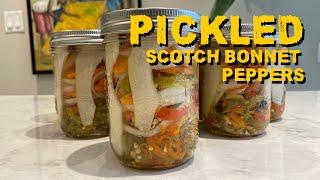 How I make Pickled Scotch Bonnet Peppers