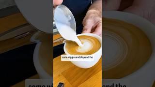 Some tips and advice for baristas learning to pour the heart pattern on a latte ️ #latteart #cafe