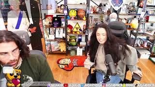 Hasan Makes Valkyrae Take Her Shoes Off