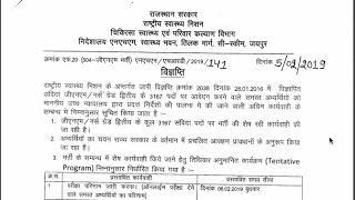 SIHFW RAJASTHAN staff nurse RESULT  NHM RAJASTHAN VACANCY RESULT 2016