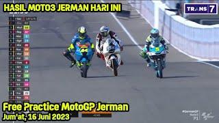 Hasil MotoGP Hari ini - Latihan Bebas 1 MotoGP Jerman 2023 - FP1 MotoGP Jerman 2023