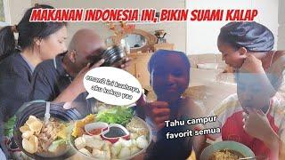 Makanan Indonesia Tahu Campur untuk sambut suami pulang