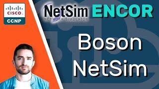 Boson NetSim for ENCOR  Advanced Network Simulator  ENCOR 350-401 Complete Course