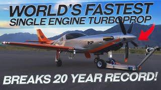 Demolishing a 20 Year Old Record - Fastest Single Engine Turboprop  Turbulence #5